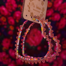 Load image into Gallery viewer, Heart Hoops